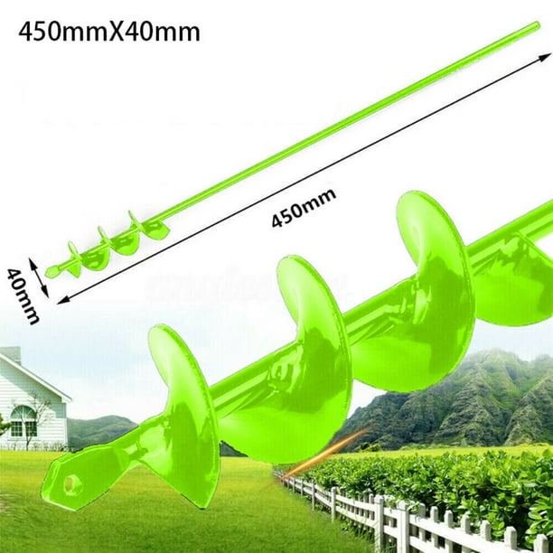 18" Planting Auger Spiral Hole Drill Bit For Garden Yard Earth Bulb Planter 18" Planting Auger Spiral Hole Drill Bit For Garden Yard Earth Bulb Planter